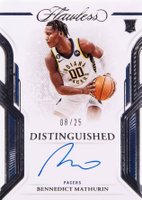 2022 Panini Flawless Distinguished Autographs #DABNM Bennedict Mathurin Basketball Card