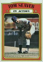 1972 Topps #446 Tom Seaver In Action Baseball Card