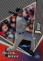 1999 Topps Tek #24A Derek Jeter Pattern 09 Baseball Card