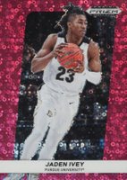 2022 Panini Prizm Draft Picks Flashback #FBJI Jaden Ivey Pink Circles Prizm Basketball Card