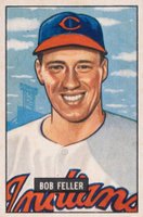 1951 Bowman #30 Bob Feller Baseball Card