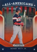 2019 Panini Prizm Draft Picks #37 Bobby Witt Jr. Orange Prizm Baseball Card