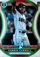 2023 Topps Tribute #97 Corbin Carroll Green Baseball Card