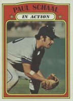 1972 Topps #178 Paul Schaal In Action Baseball Card