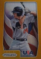 2012 Panini Prizm USA Baseball #USA7 Bryce Harper Gold Prizm Baseball Card