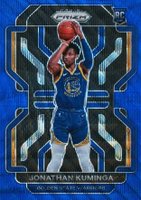 2021 Panini Prizm #307 Jonathan Kuminga Blue Wave Basketball Card