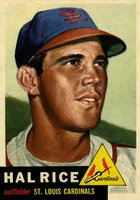 1953 Topps #93 Hal Rice Baseball Card