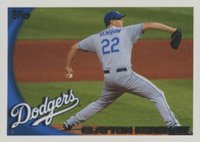2010 Topps #10 Clayton Kershaw Baseball Card
