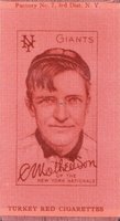 1911 Colored Silks #66 Christy Mathewson Baseball Card