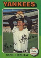 1975 Topps #92 Cecil Upshaw Baseball Card