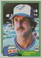 1981 Topps #142 Jackson Todd Baseball Card
