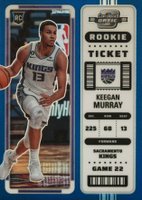 2022 Panini Contenders Optic Rookie Ticket #22 Keegan Murray Blue Basketball Card