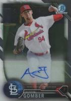 2016 Bowman Chrome Prospects Autographs #AG Austin Gomber Baseball Card