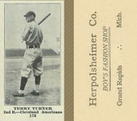 1916 Herpolsheimer Co. #176 Terry Turner Baseball Card