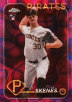 2024 Topps Chrome Update #USC88 Paul Skenes Magenta/Purple Lava Lamp Baseball Card