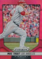 2014 Panini Prizm #3 Mike Trout Red Prizm Baseball Card