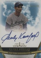2011 Topps Tier One Top Tier Autograph #TT-SK Sandy Koufax Baseball Card