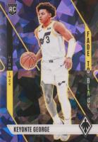 2023 Panini Phoenix Fade to Black #17 Keyonte George Purple Ice Basketball Card