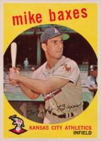 1959 Topps #381 Mike Baxes Baseball Card