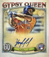 2020 Topps Gypsy Queen Mini Rookie Autograph #YA Yordan Alvarez Baseball Card