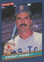 1986 Donruss #249 Dwight Evans Baseball Card