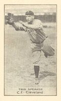 1921 National Caramel # Tris Speaker Baseball Card
