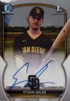 2023 Bowman Chrome Prospect Autographs #CPAESS Ethan Salas Baseball Card