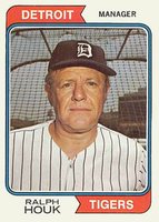 1974 Topps #578 Ralph Houk Baseball Card
