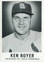 1960 Leaf #12s Ken Boyer Baseball Card