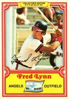 1981 Drake's #9 Fred Lynn Baseball Card