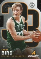 2013 Panini Pinnacle Behind the Numbers #18 Larry Bird Die-Cut Basketball Card