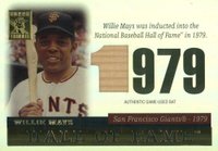 2004 Topps Tribute H.O.F.Tribute Relics #TR-WM2 Willie Mays Baseball Card