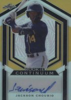 2023 Leaf Metal Continuum Autographs #MC26 Jackson Chourio Baseball Card