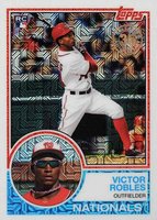 2018 Topps Silver Pack 1983 Chrome Promo #27 Victor Robles Baseball Card