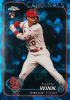 2024 Topps Chrome Sapphire Update Series #272 Masyn Winn Baseball Card