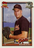 1991 Topps Desert Shield #788 Bob Milacki Baseball Card