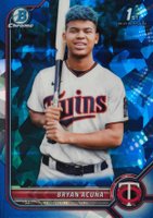 2022 Bowman Chrome Sapphire Edition Prospects #BCP151 Bryan Acuna Baseball Card
