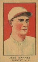 1921 Strip Card # Jesse Barnes Baseball Card