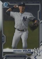2021 Bowman Chrome Prospects #BCP85 Anthony Volpe Baseball Card