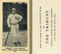 1916 Altoona Tribune #26 Jimmy Callahan Baseball Card