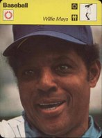 1977 Sportscaster #11-06 Willie Mays Italy Baseball Card