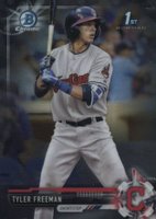2017 Bowman Draft #BDC42 Tyler Freeman Chrome Baseball Card