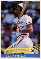 1984 Donruss #270 Benny Ayala Baseball Card