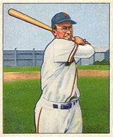 1950 Bowman #117 Bill Rigney Baseball Card