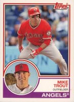 2015 Topps Archives #250 Mike Trout Baseball Card