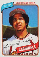 1980 Topps #496 Silvio Martinez Baseball Card