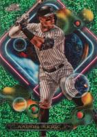 2023 Topps Cosmic Chrome #62 Aaron Judge Green Space Dust Baseball Card