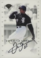 1996 Leaf Signature Extended Autographs # Frank Thomas Baseball Card