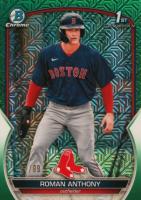 2023 Bowman Mega Box Chrome #71 Roman Anthony Green Baseball Card