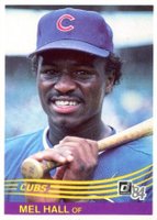 1984 Donruss #411 Mel Hall Baseball Card